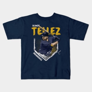 Rowdy Tellez Milwaukee Base Kids T-Shirt